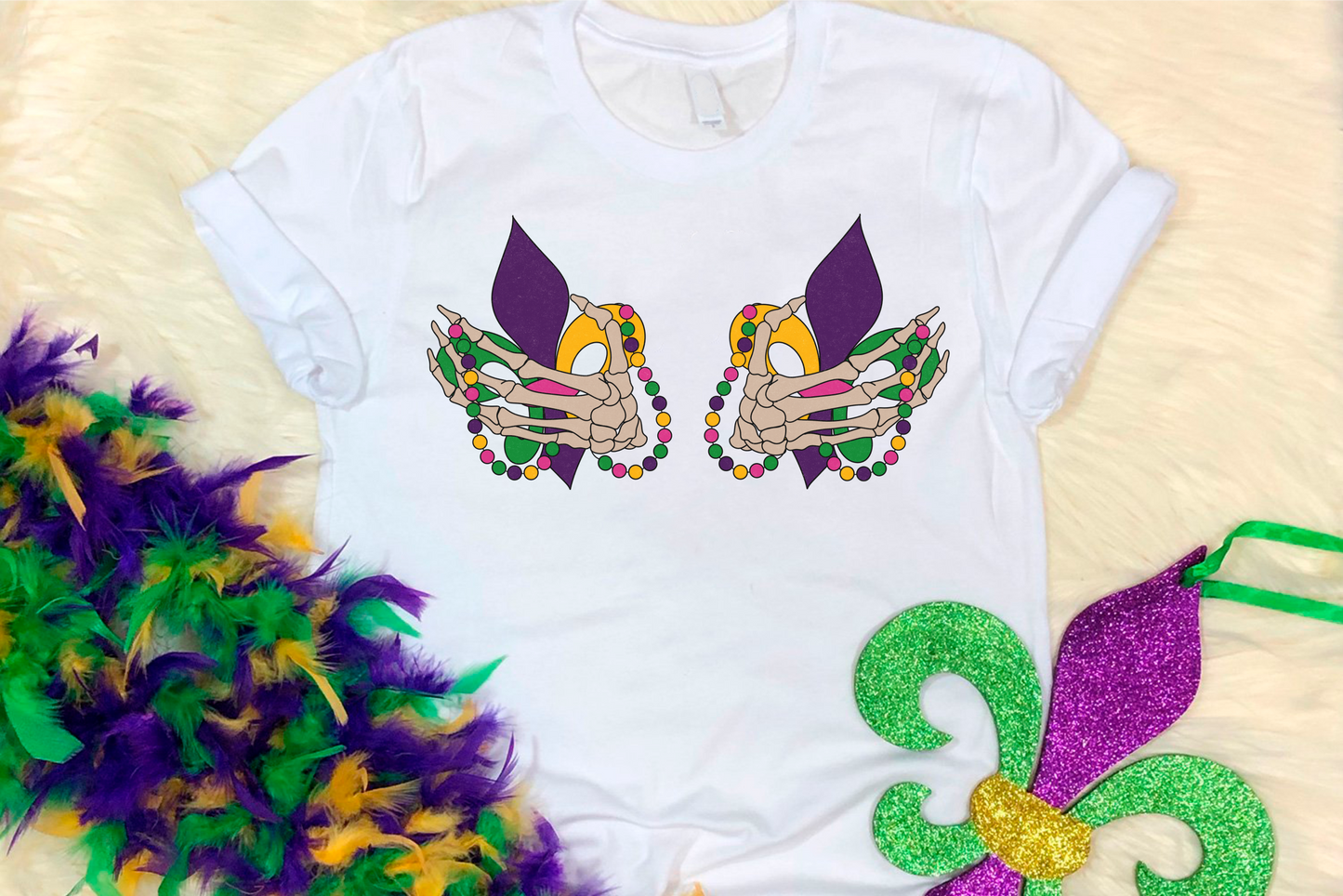 Mardi Gras shirt sublimation