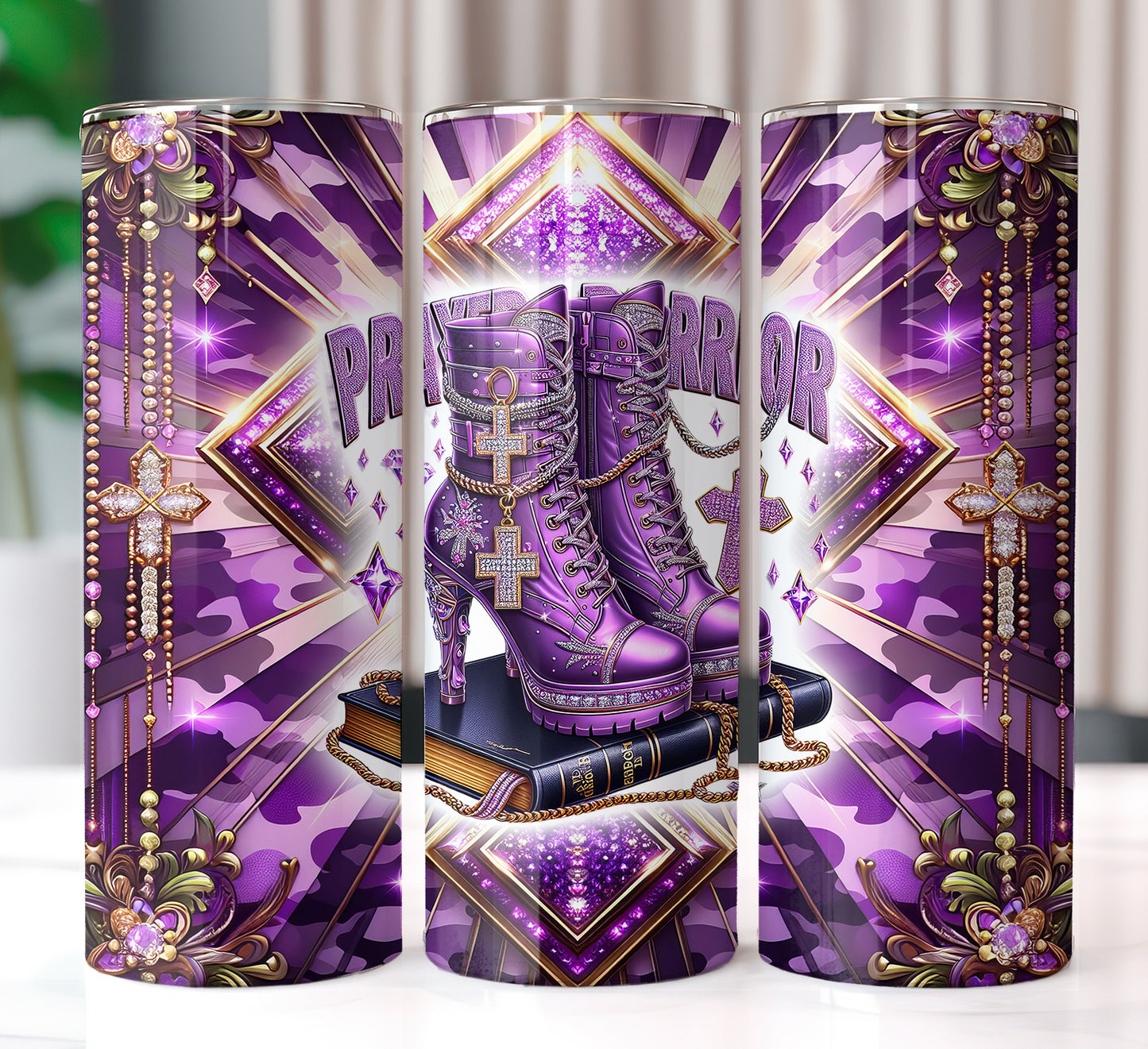 Prayer warriors tumbler