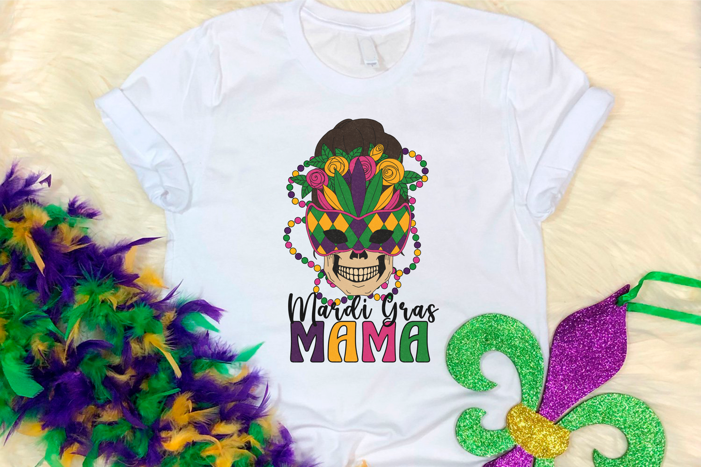 Mardi Gras shirt sublimation