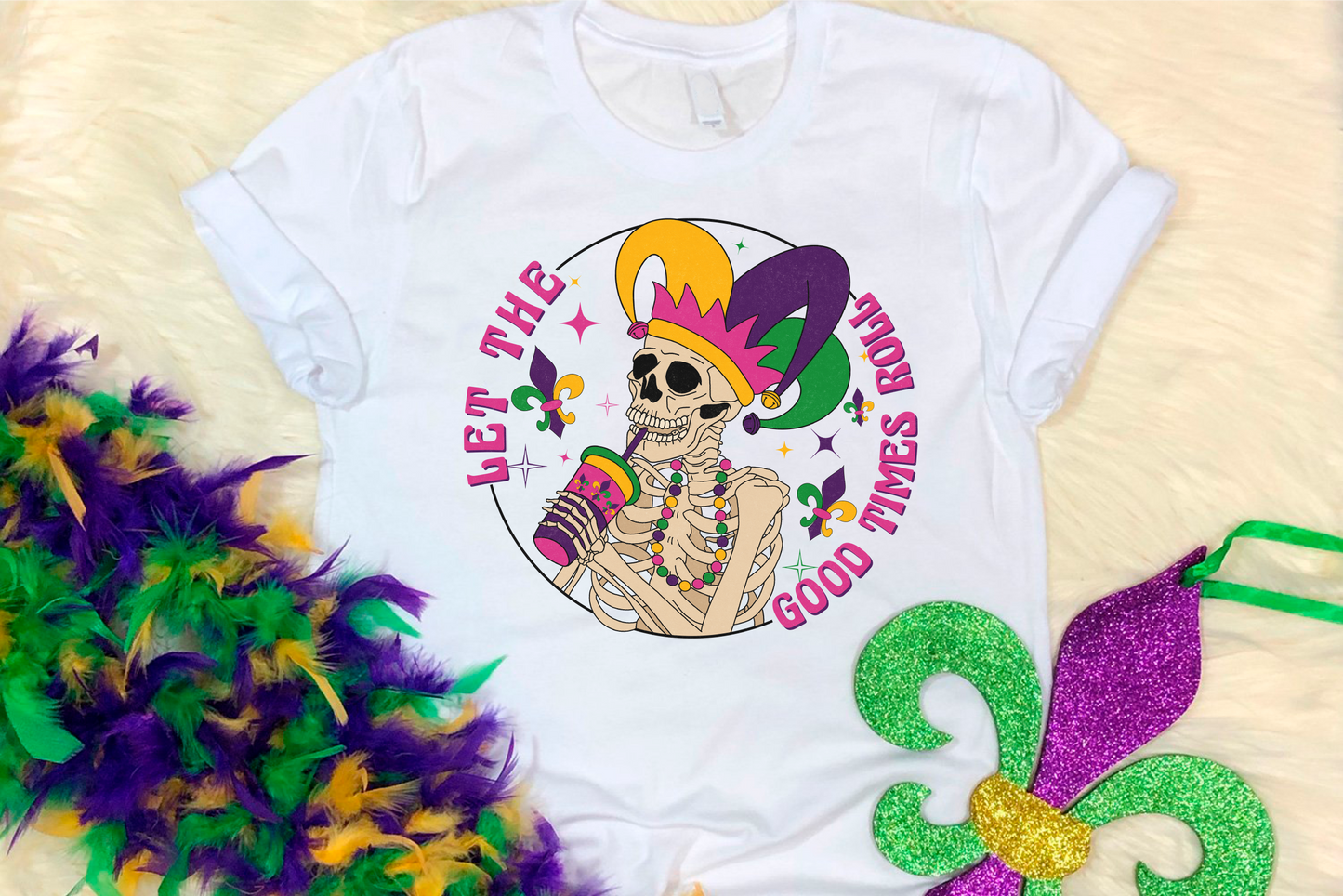 Mardi Gras shirt sublimation