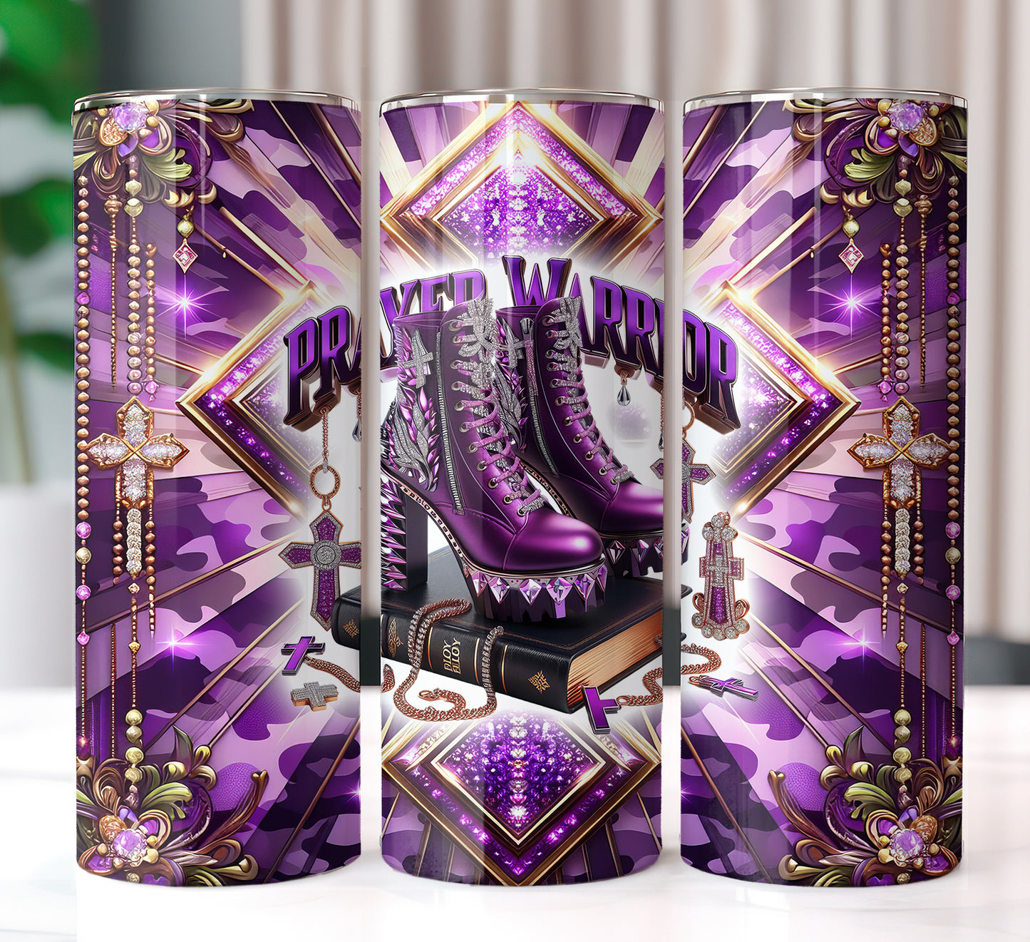 Prayer warriors tumbler