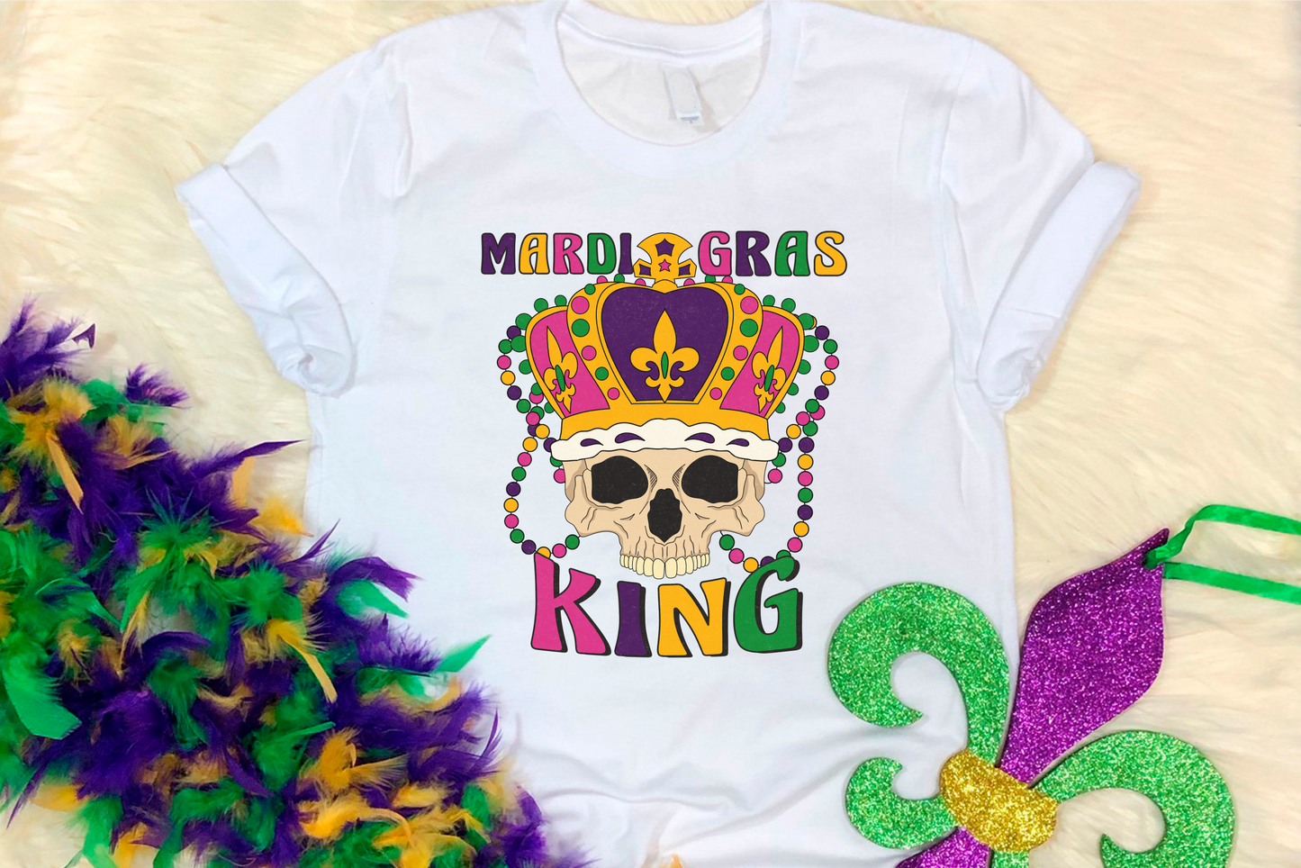 Mardi Gras shirt sublimation