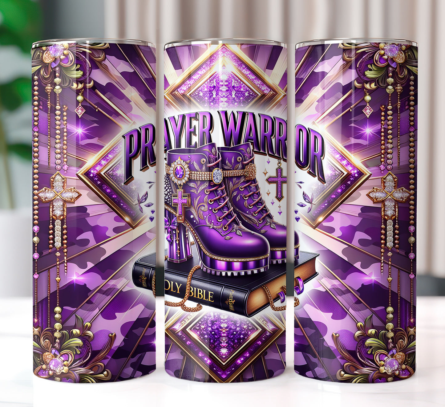 Prayer warriors tumbler