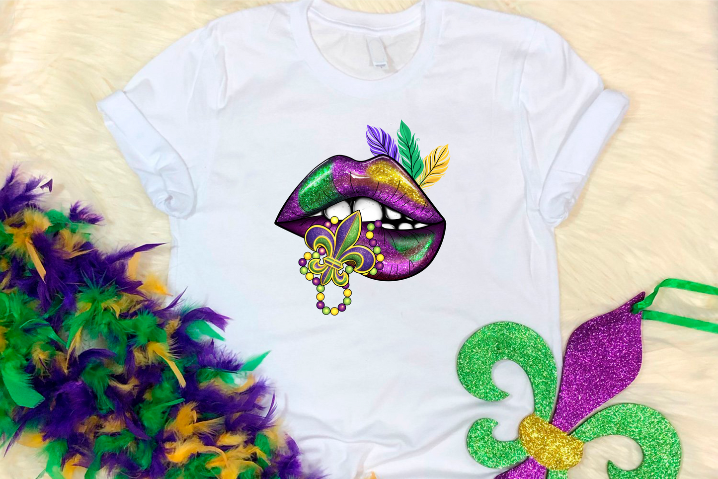 Mardi Gras shirt sublimation