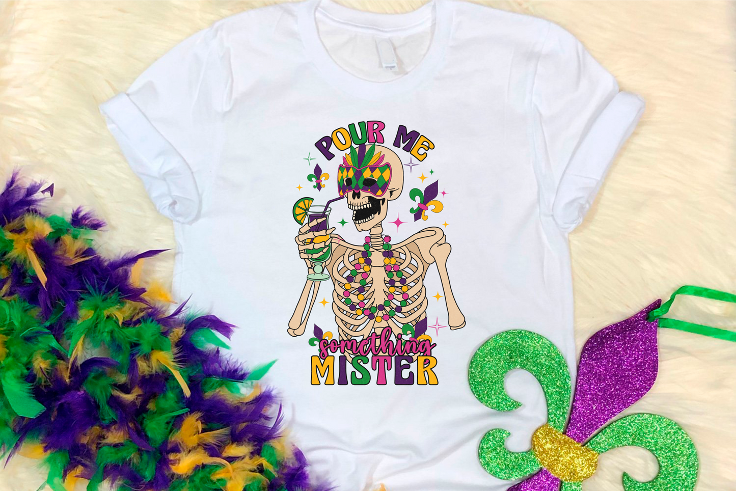 Mardi Gras shirt sublimation