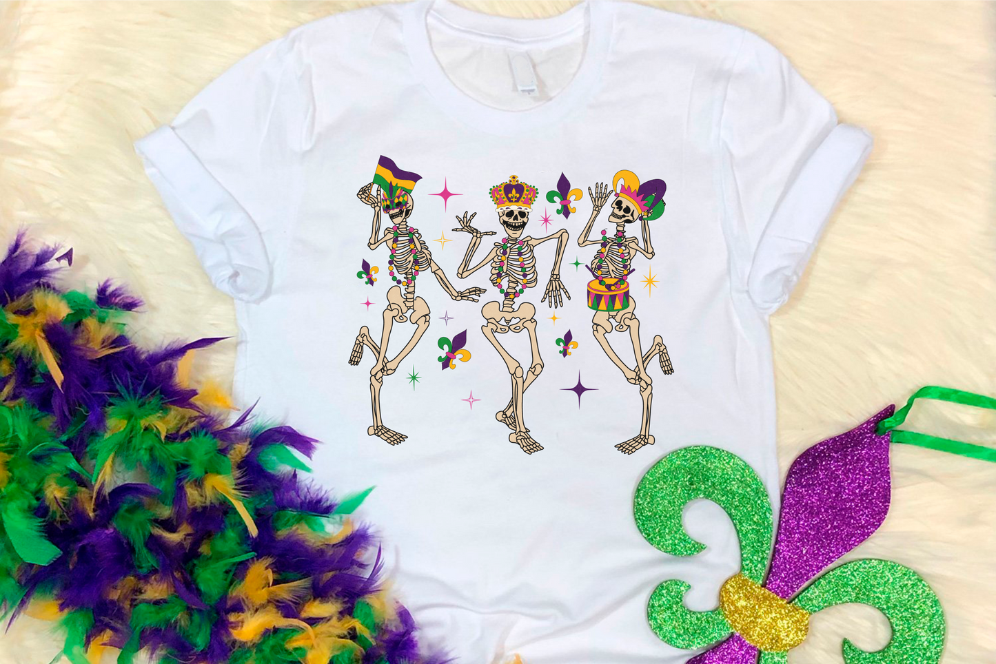 Mardi Gras shirt sublimation