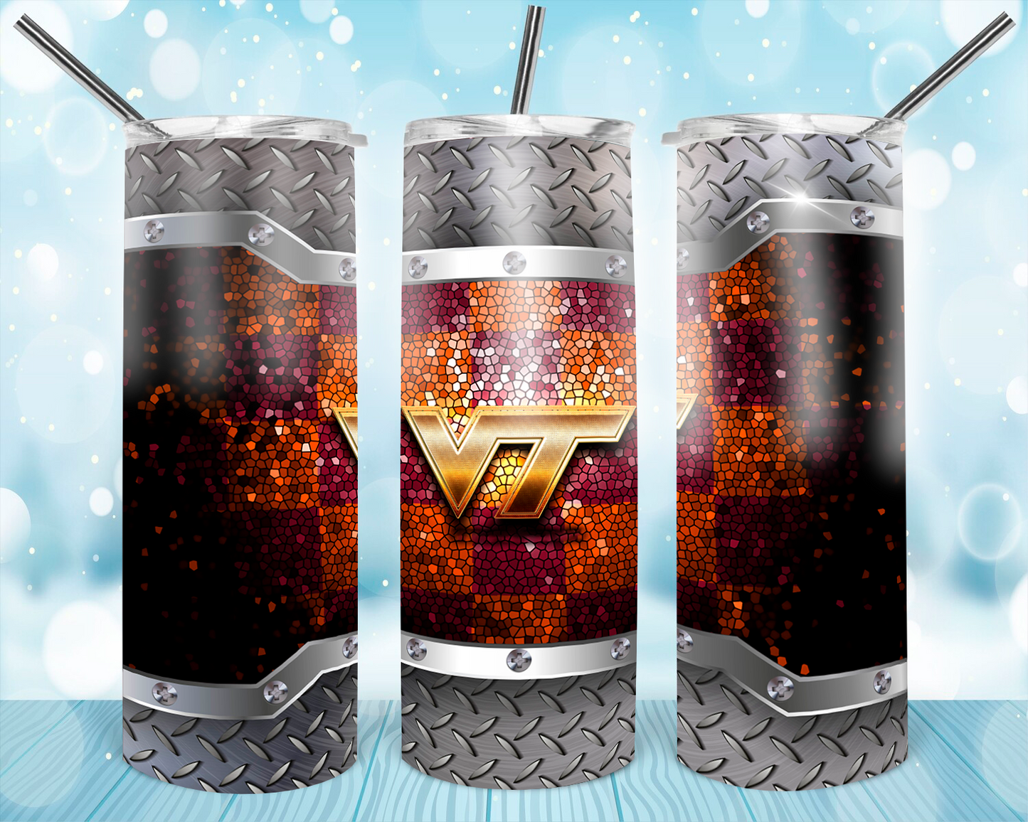 College football tumbler