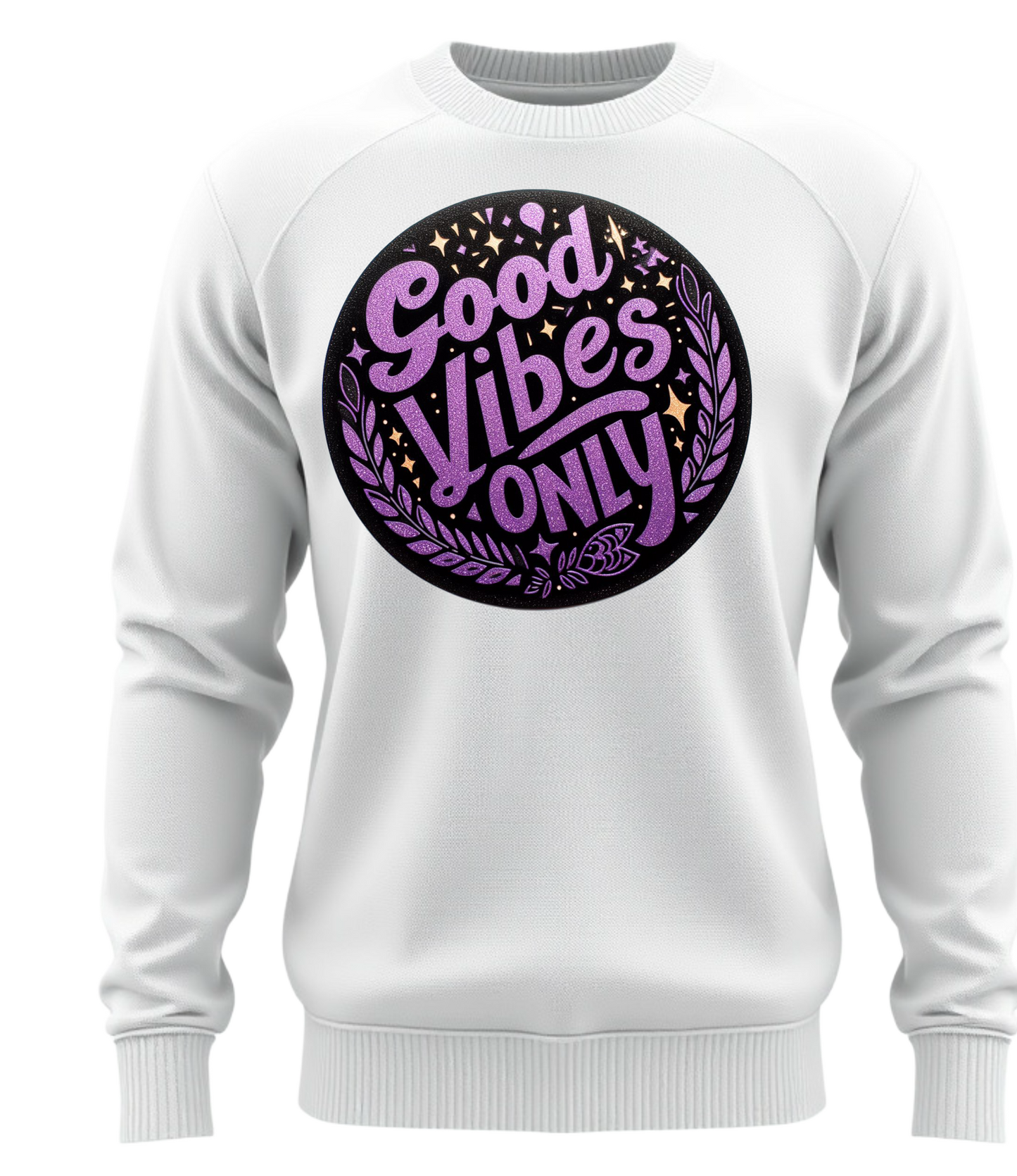 Positive positive & purple vibe pull over 1