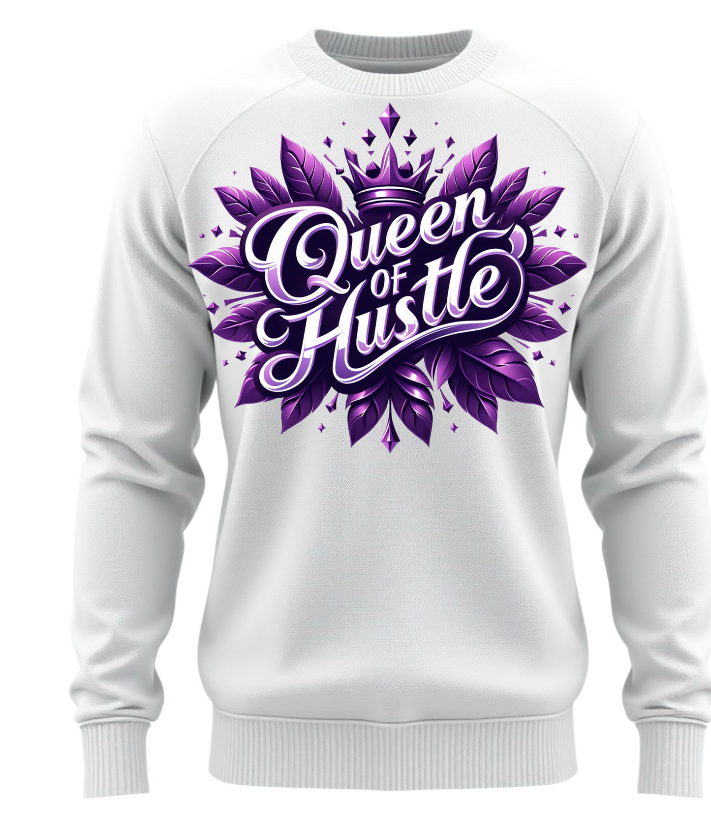 Positive positive & purple vibe pull over 1