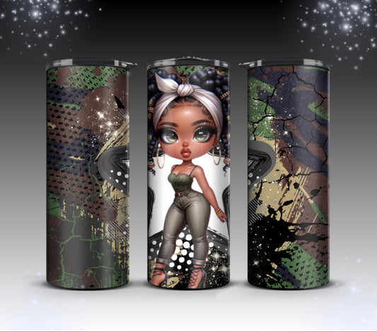 Camouflage girls Tumblers